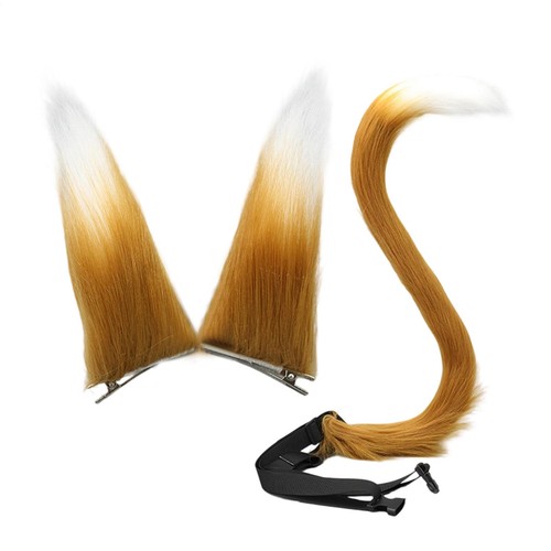 Cat ear headband - headband&tail, set