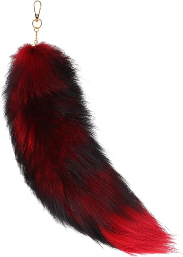 Fluffy real fox fur - fluffy,