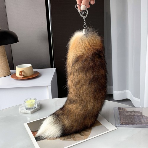 Real fox fur tail - real,